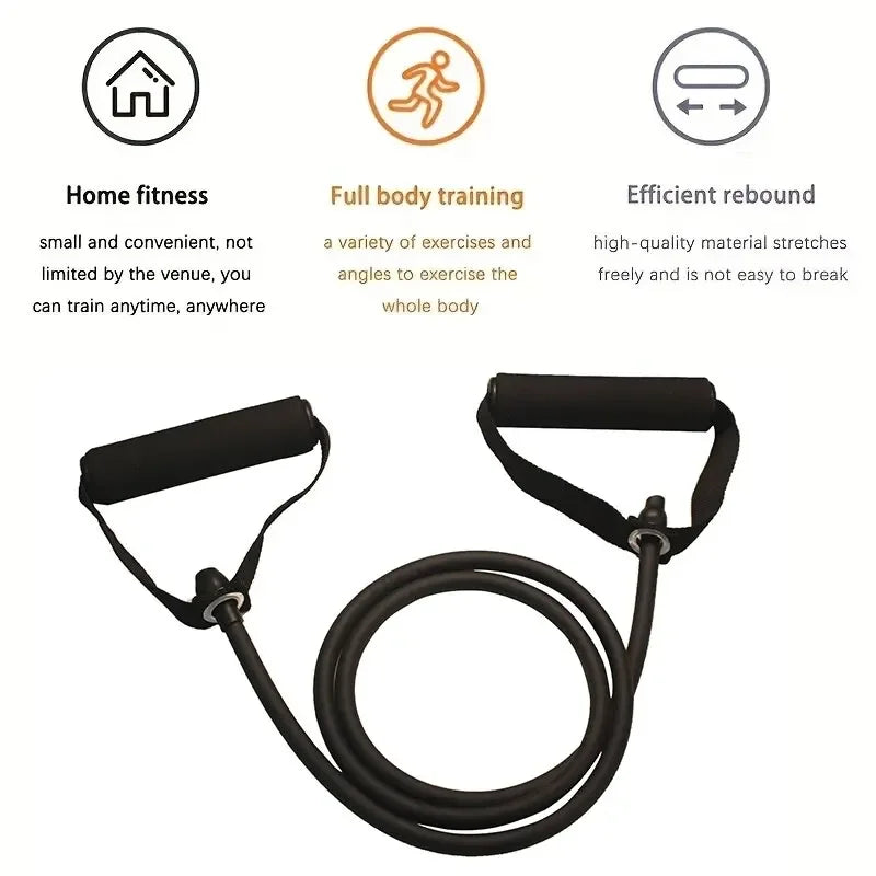 Resistance Bands With Handles, Exercise Bands, Workout Bands With Handles For Men Women, Strength Training Equipment At HomeJ