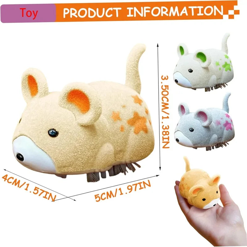 Interactive Cat Toy Electric Cat Toy Mouse Interactive Electric Hamster Cat Toys Self-Moving Obstacles Avoid Pet Supplies