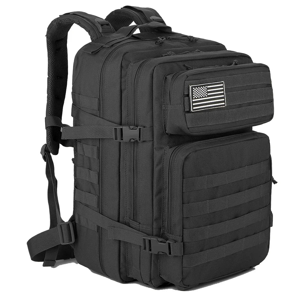 Tactical Backpacks Outdoor 45L Large Capacity Man 3 Days Molle Hking Bags For Outdoor Trekking Camping Backpack