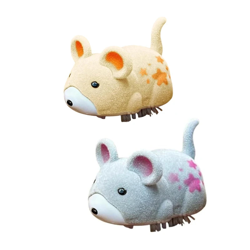 Interactive Cat Toy Electric Cat Toy Mouse Interactive Electric Hamster Cat Toys Self-Moving Obstacles Avoid Pet Supplies